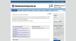 Desktop Screenshot of medizintechnikportal.de